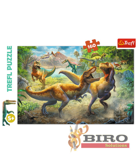 TF Puzzle - "160" - Fighting Tyrannosaurs